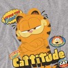 Boys' Garfield Movie Cattitude Unisex Youth T Shirt Athletic Heather X Small - 3 of 4