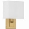 Crystorama Lighting Brent 1 - Light Sconce in  Vibrant Gold - 2 of 3