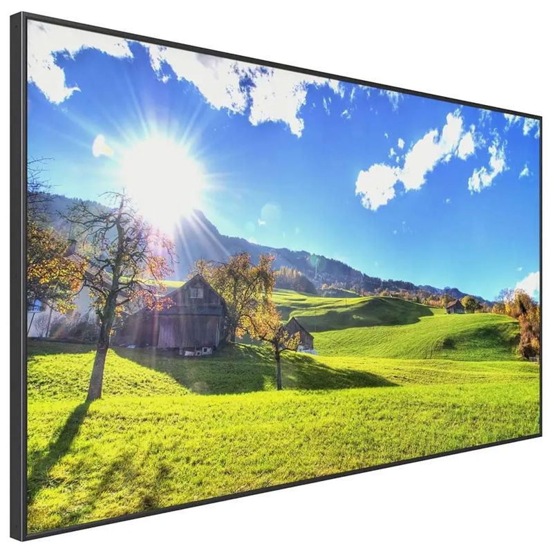 KUVASION True 1500 Nits 4K UHD HDR Full Shade Sun Readable Smart Outdoor TV with HDMI, USB, WIFI, Black, 2 of 7