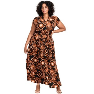 Avenue Women's Plus Size Havana Maxi Dress - 1 of 4