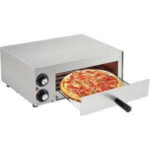 coucheta Countertop Pizza Oven, Stainless Steel Electric Pizza Maker with Dual Heating Tubes, for Home Restaurant - 1 of 4