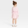 Toddler Girls' Heart Rainbow Tulle Dress - Cat & Jack™ Pink  - image 2 of 3
