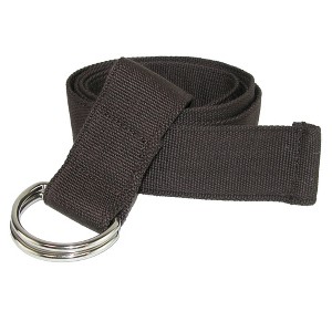 CTM Canvas Web Belt with D Ring Buckle - 1 of 4