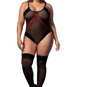 Women's Simplicity Mesh Bodysuit - Plus - Mapale - 1 of 2