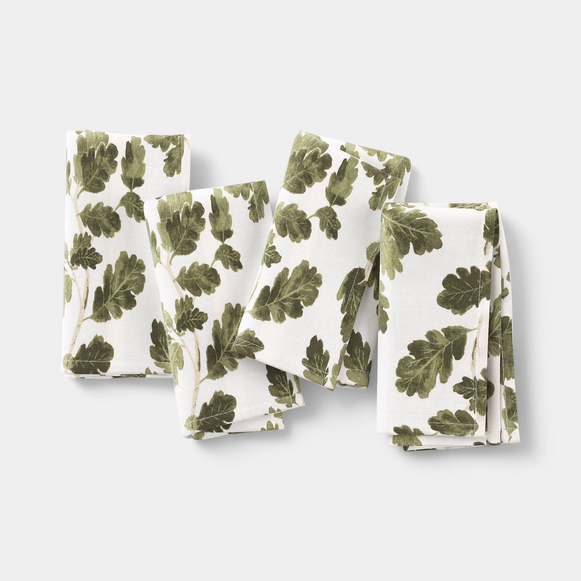 4pk Leaf Print Napkins - Threshold™