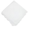 CTM Women's Cotton Bonnie Lace Handkerchief - 3 of 4