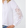 Women's Lace Sleeve Blouse - ESQUALO - 3 of 4