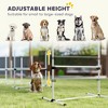 Skyzone 6-Piece Dog Agility Jump Set with Adjustable Height, Displacing Top Bar, Stabilizing Legs & - 4 of 4