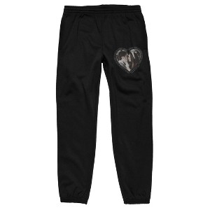 Gossip Girl Chuck and Blair Kiss Men's Black Sweatpants - 1 of 1