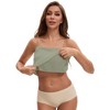 INSPIRE CHIC 3 Choice for Women's Square or V Neck Cami Vest Wide Strap Light Sleeveless Tank Camisoles - 4 of 4
