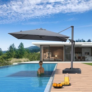 PURPLE LEAF UV Resistant Patio Umbrella Economical Outdoor Umbrella - 1 of 4