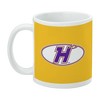 Hunter College Secondary Logo Ceramic Coffee Mug Novelty Gift Mugs for Coffee Tea and Hot Drinks 11oz White - 3 of 4
