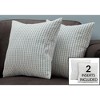 PAGED Square Bed Pillows Throw Pillows, 18" Couch Pillows with Soft Insert, Decorative Accent Pillows for Bed, Sofa - 3 of 4