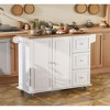 Kitchen Island with Dropleaf Top, Towel and Spice Rack - 2 of 4
