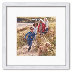 Courtside Market Classic Hues Portrait Frame Collection White 12"x12" 1-8x8 Opening - 1 of 2