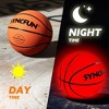 SYNCFUN Glow in The Dark Basketball for Boys, Light Up Basketball for Night Basketball Games, Basketball Accessories Gifts for Teen Boy Toys Ages 3+ - 2 of 4
