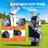 VEVOR Golf Cart Bag with 14 Way Organizer Divider Top, 41” 13 Pockets Premium Nylon Cart Bag,Golf Bags with Handles & Dust Cover & Detachable Straps - 4 of 4
