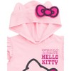 Hello Kitty Hooded Cosplay Tank Top and French Terry Dolphin Shorts Outfit Set - 4 of 4