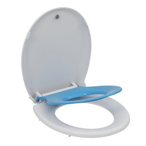 Toilet Seat with Built-In Toddler Potty Training Seat, Mother and Child Cover, Slow Close, Easy to Install,  Elongated - 1 of 4