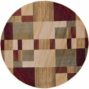 Hauteloom Maumee Brown Mosaic Performance Rug - 1 of 4