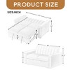 Soft Cushion Convertible Sofa Pull Bed for Two People to Sit On, 2-Seater Upholstery Couch for Living Room - Leovsnove - 4 of 4