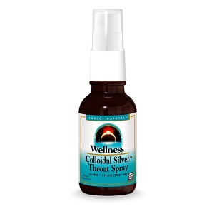 Wellness Colloidal Silver 30 ppm Throat Spray by Source Naturals, Inc.  -  1 oz Spray - 1 of 3