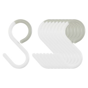 Unique Bargains Plastic S Shaped Kitchen Closet Hooks and Hangers 3.5 Inch - 1 of 4