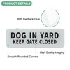 Unique Bargains Acrylic Safety Durable Indoor Outdoor Dog in Yard Signs 3x9 Inch - 2 of 4