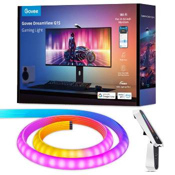 Govee RGBIC Pro 24.6 ft. Smart Color Changing LED White Tape Wi-Fi Enabled  Strip Light (1-Strip) H619BAD1 - The Home Depot