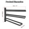 Unique Bargains Swivel Aluminum Alloy Wall Mounted Space Saving Towel Holders - 2 of 4