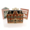 Cat's Meow Village 5.5 Inch Main Street Series Set/4 Retired Fj Designs House Village Buildings - 3 of 4
