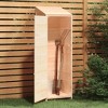 VidaXL Garden Shed 21.7"x20.5"x68.7" Solid Wood Fir - 3 of 4