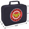 Justice League Wonder Woman Athletic Logo Insulated Soft Sided Lunch Box - 2 of 4