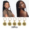 Unique Bargains Wings Hair Ring Pendants 10 Pcs - 3 of 4