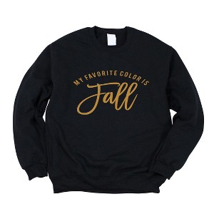 Simply Sage Market Women's Graphic Sweatshirt My Favorite Color Is Fall - 1 of 4