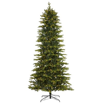 Nearly Natural 9’ Belgium Fir “Natural Look” Prelit LED Artificial Christmas Tree