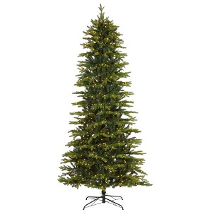 Nearly Natural 9’ Belgium Fir “Natural Look” Prelit LED Artificial Christmas Tree - 1 of 1