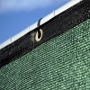 Home Aesthetics 6'x50' Green Fence Privacy Screen, Backyard Shade Mesh Tarp Garden Windscreen - 4 of 4