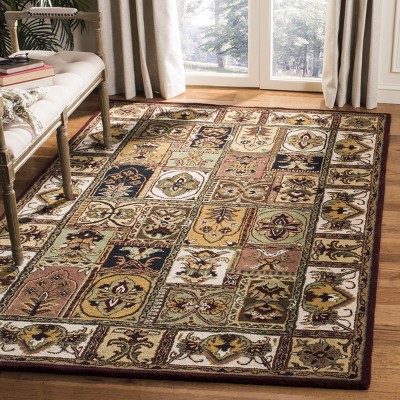 Ivory Elegance Round Hand-Tufted Wool Area Rug, 47"