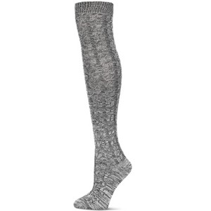 Memoi Braid Trails Cotton Blend Over The Knee Socks - 1 of 4