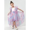 2Bunnies Babydoll Girl High-Low Dress with Train - 2 of 4