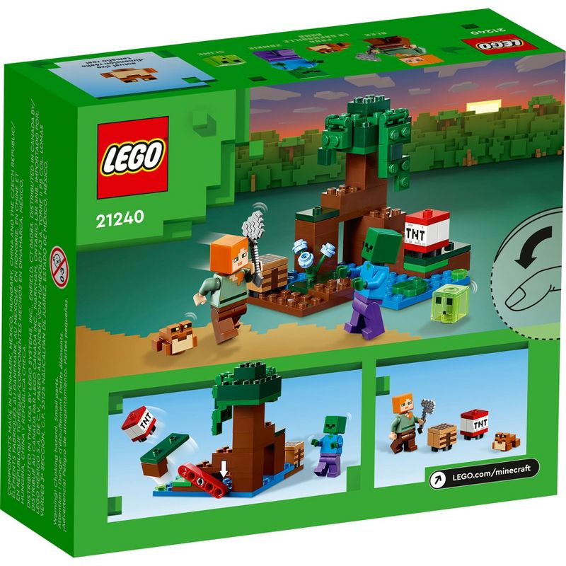 LEGO Minecraft The Swamp Adventure Set with Figures 21240, 5 of 10