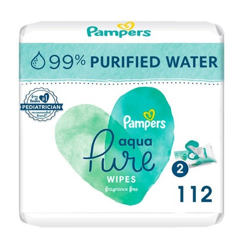 Pampers Aqua Pure Sensitive Baby Wipes (Select Count) - image 1 of 4