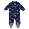NHL Columbus Blue Jackets Infant Boys' Sleeper Bodysuit - 3 of 3