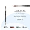 New York Central Oasis Synthetic Brush - Pointed Oval Wash - Handmade in Germany, Professional Watercolor Brushes with Ergonomic Handle, Soft, - 2 of 4