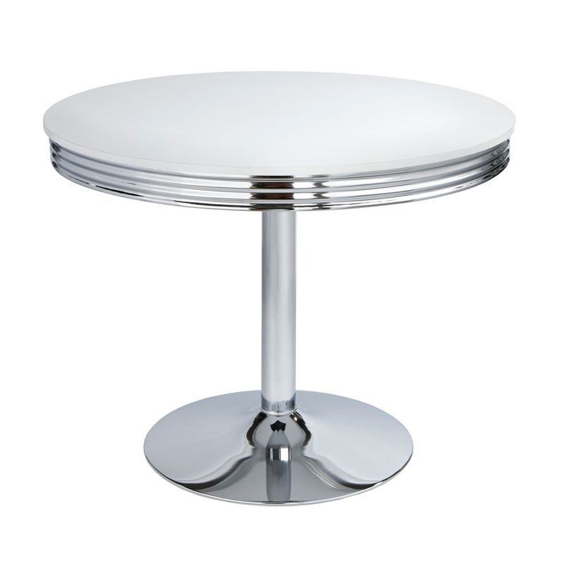 Raleigh Retro Dining Table White - Buylateral, 1 of 9