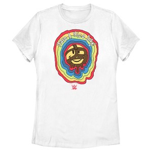 Women's WWE Mankind Have a Nice Day Rainbow Logo T-Shirt - 1 of 4