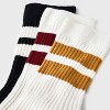 Women's Lightweight Ribbed Striped 3pk Crew Socks - Universal Thread™ 4-10 - 3 of 3