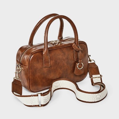Universal Thread Small Satchel Handbag - Universal Thread™ Brown — фото 3