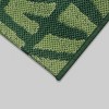 5'3"x7' Tonal Outdoor Rug Green - Threshold™: Woven Polypropylene, Geometric Pattern, Indoor/Outdoor Use - 2 of 2